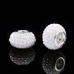 Opaque Resin European Beads&nbsp;RPDL-T038-008H