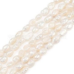 天然養殖淡水パールビーズ連売り  研磨両側  グレード3a+  貝殻色  3~4mm  穴：0.7mm  約74~77個/連  13.86~13.98''（35.2~35.5センチメートル）&nbsp;PEAR-P064-20E-02B
