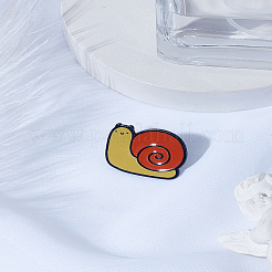 1Pc Snail Enamel Pins&nbsp;JEWB-LP0004-73