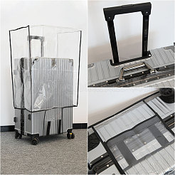 Transparent PVC Luggage Cover&nbsp;AJEW-WH0485-02B