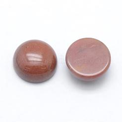 天然ムーアカイトのカボション  フラットラウンド  染め  8x3~4mm&nbsp;G-E492-H-17