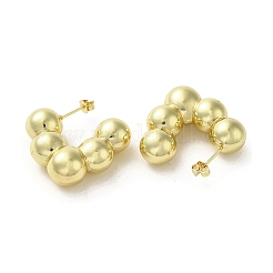 Brass Stud Earrings&nbsp;EJEW-G381-08G
