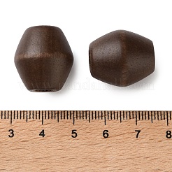 Spray Painted Wooden European Beads&nbsp;WOOD-A029-05