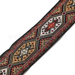 Ethnic Style Polyester Ribbon&nbsp;OCOR-WH0077-37C