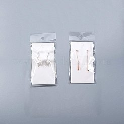 厚紙のアクセサリー台紙  ネックレスに使用  ブレスレット  ペンダントや髪留め  セロハンバッグ付き  ホワイト  9x5cm  15.5x6cm&nbsp;PDIS-PH0001-02