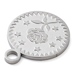 Anti-Tarnish 304 Stainless Steel Pendants&nbsp;STAS-M076-02P