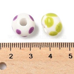 Handmade Porcelain European Beads&nbsp;PORC-C009-01