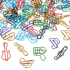80Pcs 8 Styles PET Plastic/Metal Paper Clip&nbsp;AJEW-TA0003-05