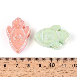 UV Plating Opaque Acrylic Beads&nbsp;OACR-T028-58