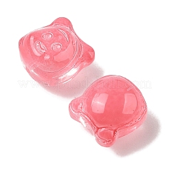 Transparent Spray Paint Glass Beads&nbsp;GLAA-Z011-01C