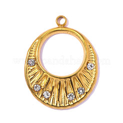 304 Stainless Steel Pendants&nbsp;STAS-OY017-08G