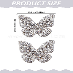 1Pair Alloy Micro Pave Clear Cubic Zirconia Stud Earrings&nbsp;EJEW-LP0008-036