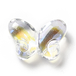 Transparent Baking Paint Glass Beads&nbsp;GLAA-F115-01E