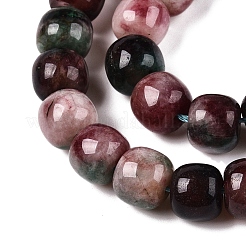 Dyed Natural White Jade Beads Strands&nbsp;G-T138-D25