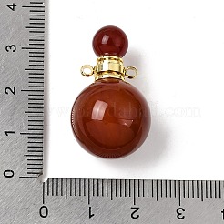 Natural Carnelian Perfume Bottle Pendants&nbsp;GG-CBA7610-02G-02