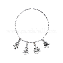 100pcs 10 Style Tibetan Style Alloy Charms&nbsp;TIBEP-CJ0001-40