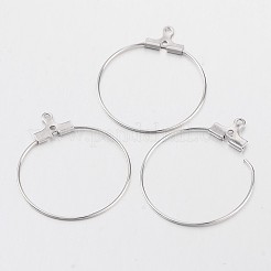 真鍮チャーム  フープピアスパーツ  ミックスカラー  21ゲージ  30x28~29x0.7mm  穴：1mm&nbsp;KK-F0321-01