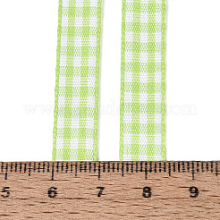 Single Face Plaid Polyester Satin Ribbon&nbsp;SRIB-T009-10E
