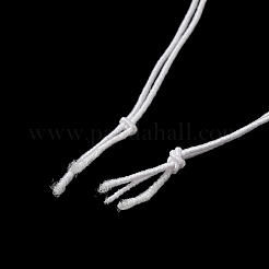 紙の値札  弾性コード付き  長方形  ホワイトスモーク  8~9cm  矩形：37x23x0.4mm&nbsp;CDIS-G008-02