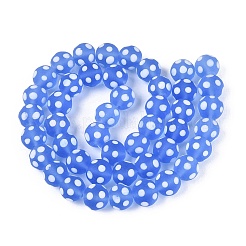 Frosted Handmade Lampwork Beads&nbsp;LAMP-Q039-10G