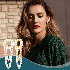 1Pair 925 Sterling Silver Hoop Earrings&nbsp;EJEW-UN0002-85G