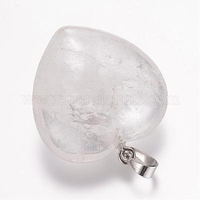 Natural Quartz Crystal Pendants&nbsp;G-E338-10C-1