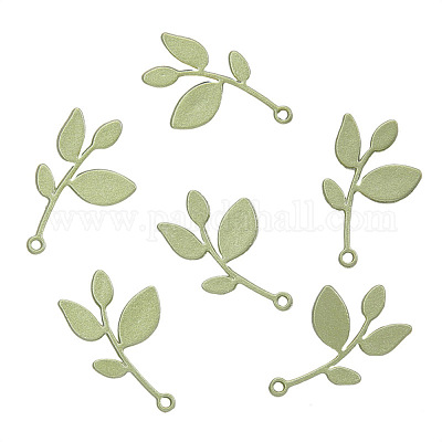 Spray Painted Alloy Pendants&nbsp;PW-WGFDBAE-04-1