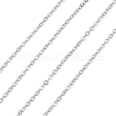 Tarnish Resistant 304 Stainless Steel Cable Chains CHS-Q001-14-1