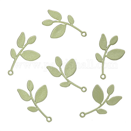 Spray Painted Alloy Pendants&nbsp;PW-WGFDBAE-04-1