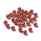Imitation Pearl Acrylic Beads, Dyed, Round, Indian Red, 12x11.5mm, Hole: 2.7mm, about 480~530pcs/pound