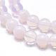 オパールビーズ連売り  ラウンド  8mm  穴：1mm  約50個/連  14.76インチ（37.5cm）&nbsp;G-L557-42-8mm-2