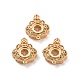 Brass Micro Pave Colorful Cubic Zirconia Locket Pendants&nbsp;KK-G390-29MG-1