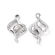Alloy Crystal Rhinestone Pendants&nbsp;ALRI-H004-18P-1