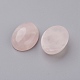 Natural Rose Quartz Flat Back Cabochons&nbsp;G-G741-25x35mm-21-2