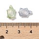 プラスチックビーズ  クラフトビーズ  カメ  ミックスカラー  12x7.5x4.5mm  穴：1.8mm  1923個/ 500g&nbsp;KY-B004-05C-3