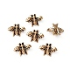 合金カボション  ミツバチ  アンティークブロンズ  12.5x17x5mm&nbsp;FIND-WH0135-25-2