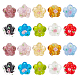 20Pcs 10 Colors Handmade Lampwork Beads&nbsp;LAMP-PH0001-15-1