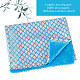 Fishscale Pattern Polyester Fabrics&nbsp;DIY-WH0304-508B-2