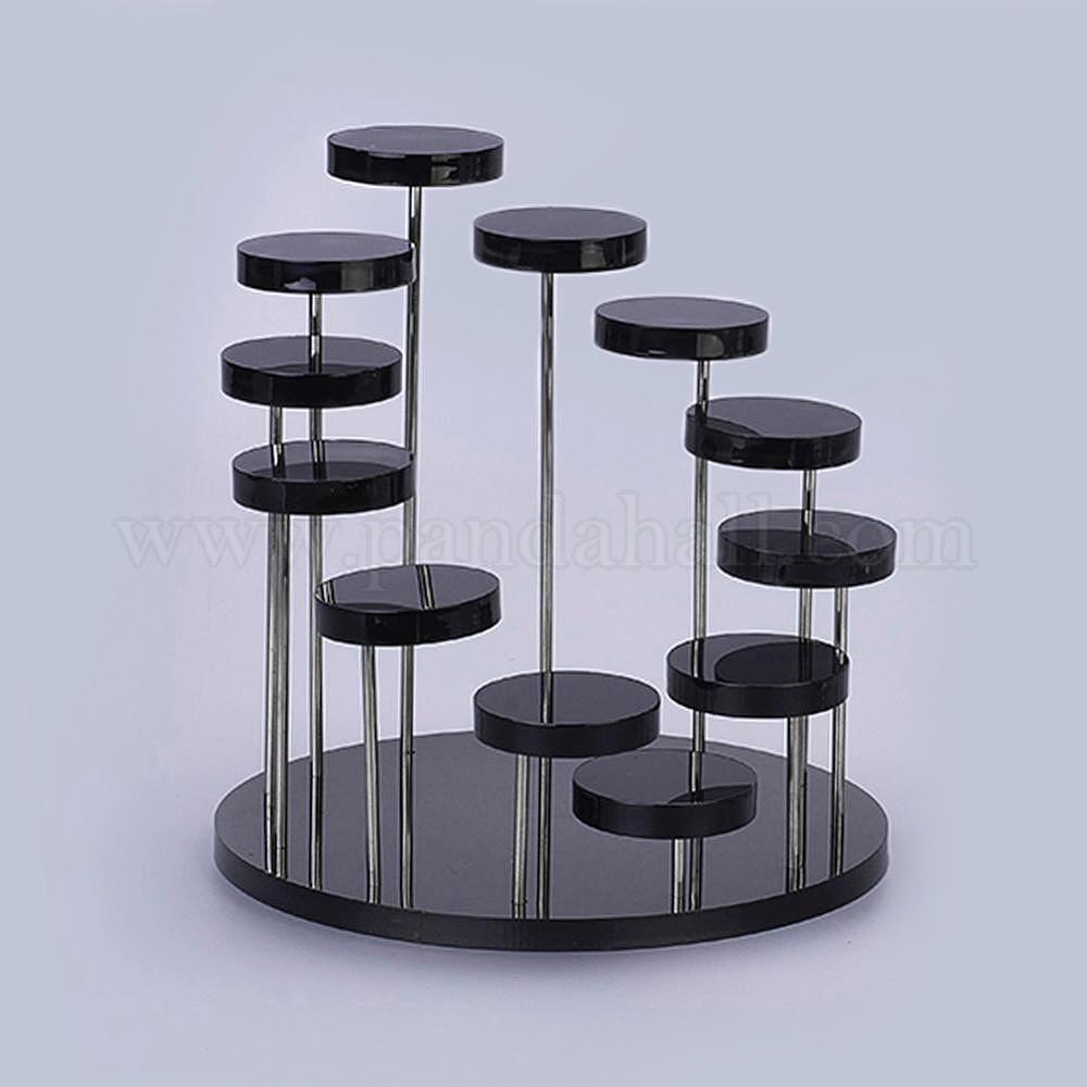 Glass Shape Rings Display Wholesale Acrylic Organic Glass Ring Displays - Pandahall.com