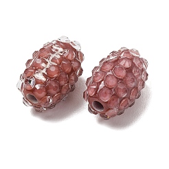 Sports Opaque Acrylic & Resin Rhinestone Beads&nbsp;RB-CBA95A4-02