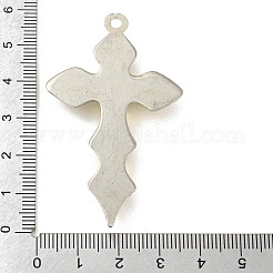 合金ペンダント  クロス  ゴールドカラー  57x34.5x6.5mm  穴：3mm&nbsp;PALLOY-M218-12G