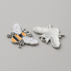 Alloy Enamel Pendants&nbsp;ENAM-WH0004-07P