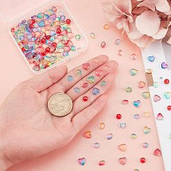 180Pcs 12 Style Transparent Glass Cabochons&nbsp;GGLA-FH001-01
