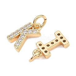SHEGRACE Brass Micro Pave Clear Cubic Zirconia Pendants&nbsp;XGRQ29361-394G