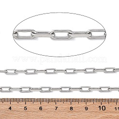 304 Stainless Steel Paperclip Chains&nbsp;CHS-M009-06P-03