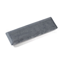 ベルベットネックレス収納ギフトボックス  長方形  濃いグレー  22.5x6x3cm&nbsp;CON-G023-12A