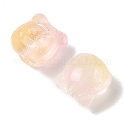 Transparent Spray Paint Glass Beads&nbsp;GLAA-Z011-01H