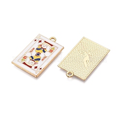 Rack Plating Alloy Enamel Pendants&nbsp;X1-ENAM-N056-392A-KCG