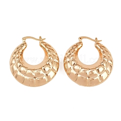 Brass Hoop Earrings&nbsp;EJEW-H168-07G