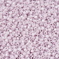 MIYUKIデリカビーズ  シリンダー  日本製シードビーズ  11/0  （db1534)不透明な淡いローズセイロン  1.3x1.6mm  穴：0.8mm  約2000PCS /ボトル  10 G /ボトル&nbsp;SEED-JP0008-DB1534